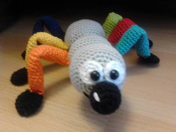 eine wunderbare Anleitung - hier meine "Kunterbunti"