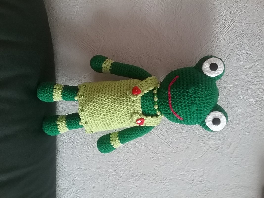 Häkelanleitung Fröschli