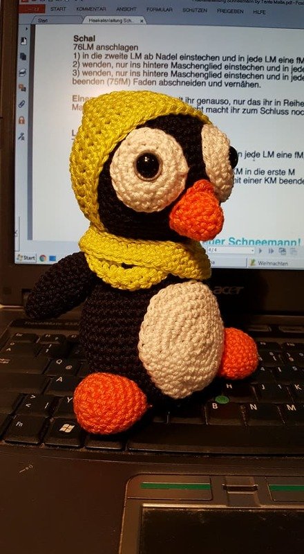 Häkelanleitung Pingu