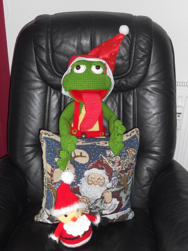 Häkelanleitung Weihnachts-Manni