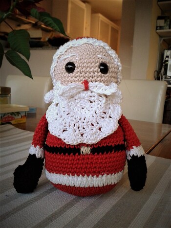 Nochmals Dankeschön für die kostenlose Anleitung für diesen süßen Weihnachtsmann.