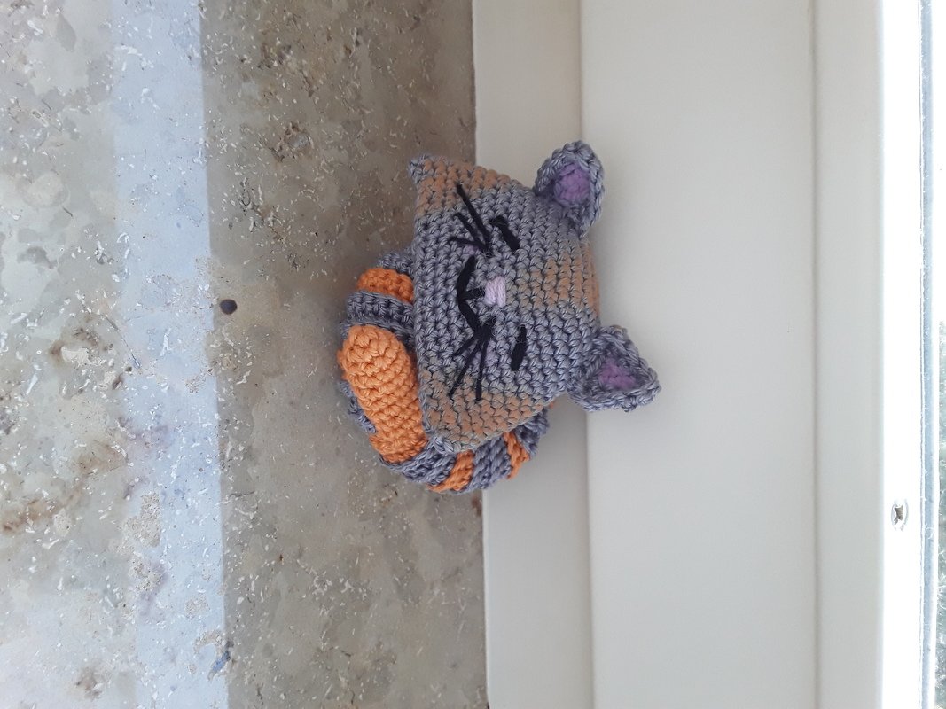 Anleitung Taschenbaumler Kater &quot; Kleppi &quot;