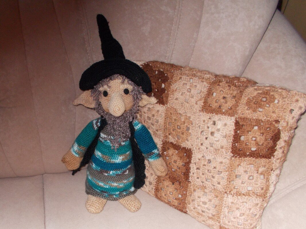 Häkelanleitung für Gabis großen und kleinen Waldmann