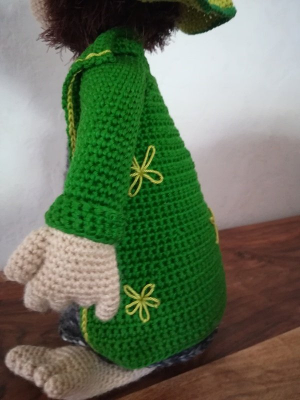 Häkelanleitung für Gabis großen und kleinen Waldmann