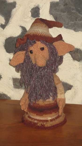 Super geklappt. Hab jedoch die Haare eingeknüpft und Batikgarn genommen.