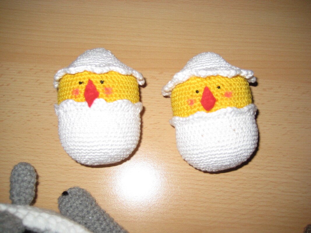 Schatzkiste 'K&uuml;ken im Ei' - H&auml;kelanleitung