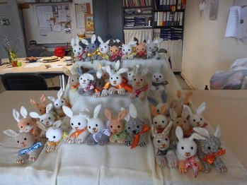 Hasentreppe gefertigt zum April 2015