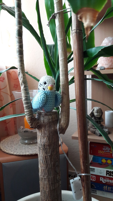 Kleine Wellensittiche (2 Modelle) - Häkelanleitung