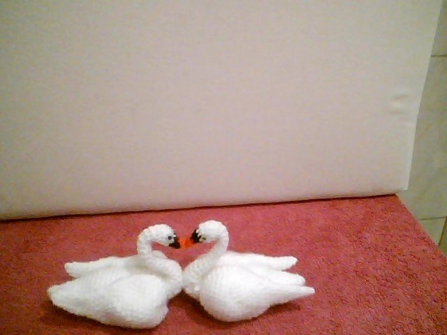 liebende Schwäne - Häkelanleitung