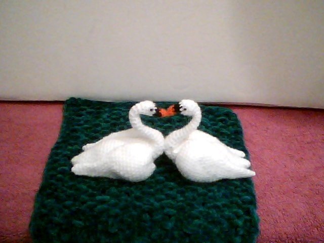 liebende Schwäne - Häkelanleitung