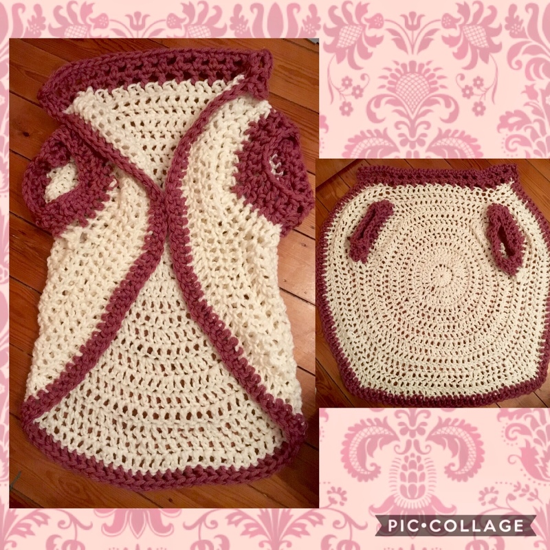 Kreisjacke &quot;Jumbo&quot; , in 2-3 Tagen gehäkelt !