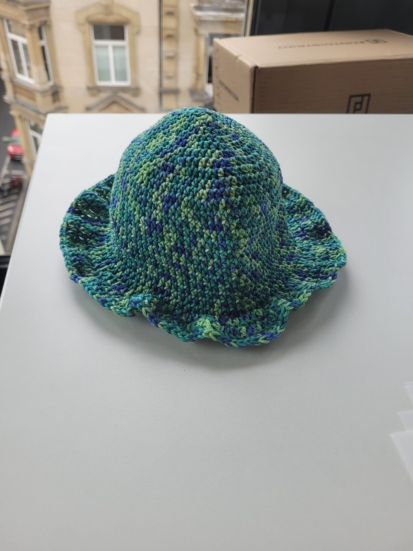 Häkelanleitung: Babymütze in Pastellfarben für Kopfumfang 36/38