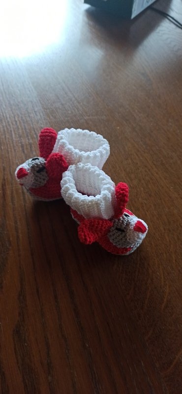 Häkelanleitung Baby-Booties / Babyschuhe Hase - 4 Größen