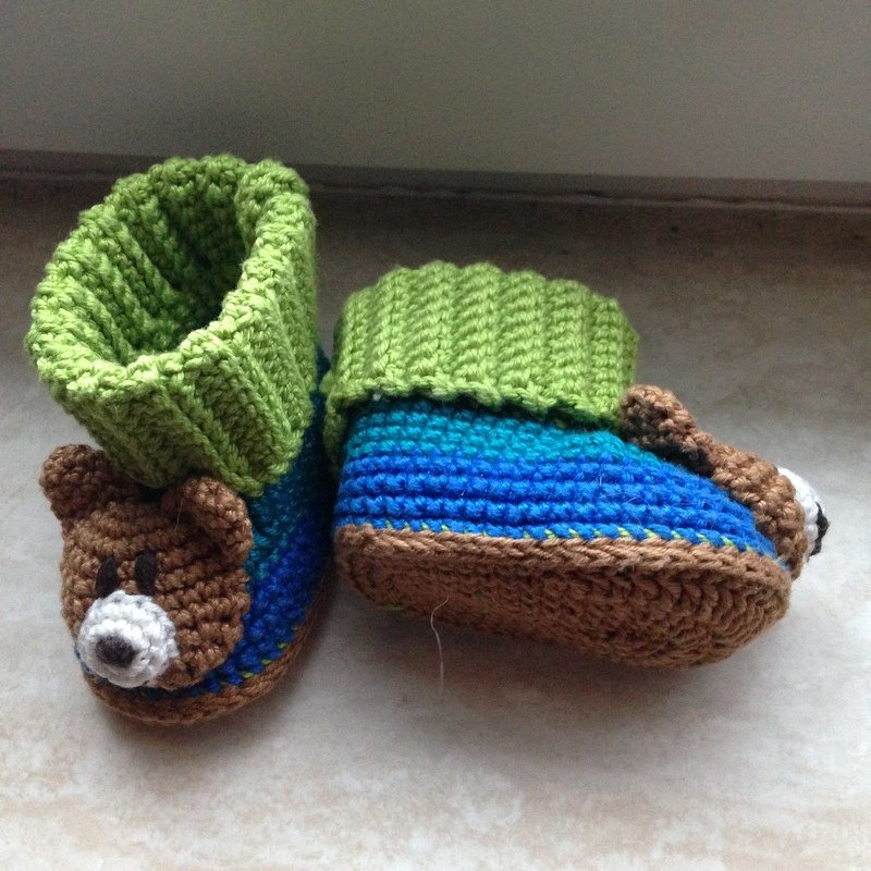 Häkelanleitung Baby-Booties / Babyschuhe Hase - 4 Größen