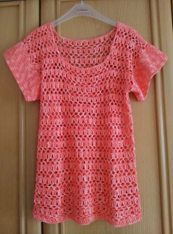 Danke für die super Anleitung. Habe allerdings noch Ärmel dran gehäkelt