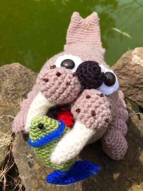 Häkelanleitung Willi Walross