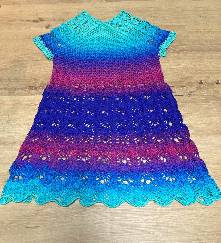 Anleitung Häkelkleid oder Tunika alle Größen