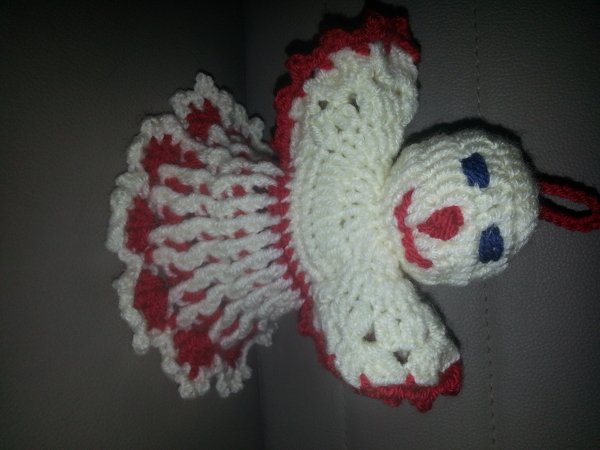 Engel im Abendkleid - Häkelanleitung