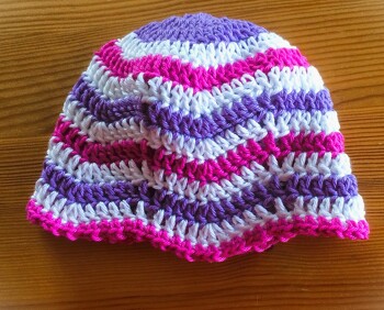 Die Anleitung ist einfach nachzuarbeiten. Das Häkeln hat Spaß gemacht und die werdende Mama hat sich schon sehr gefreut.