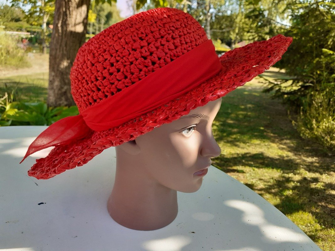 Häkelanleitung Sommerhut "Elegance" aus Bast