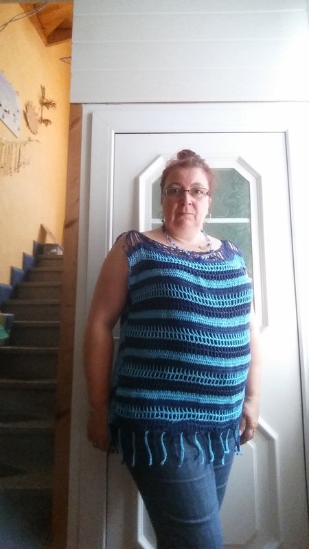 Shirt Nightblue (Oversize) - leicht an alle Größen anzupassen