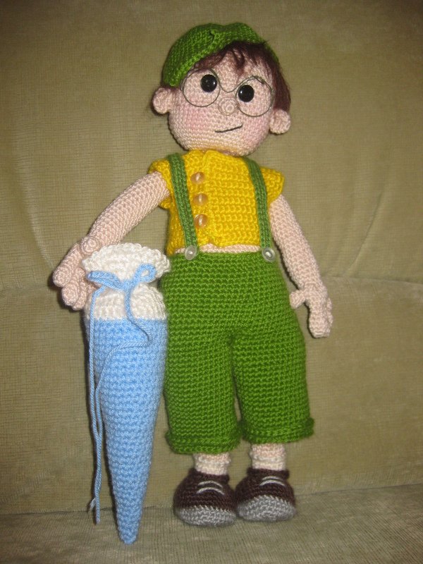 Häkelanleitung Puppe Michel