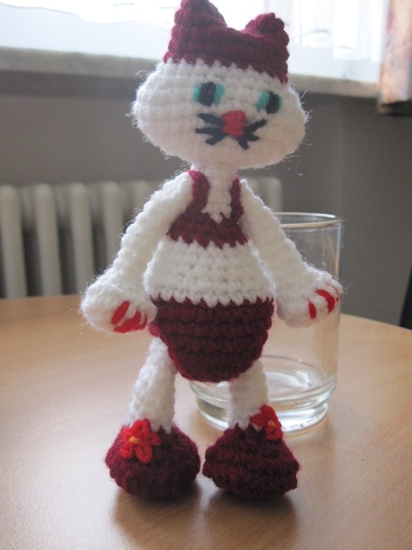 Häkelanleitung Schlüsselanhänger Katze