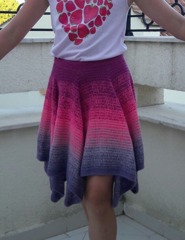 - MAYLA -  Rock häkeln  für Bobbel geeignet,  Kleinkind - Plus Size, Tabelle für alle Größen