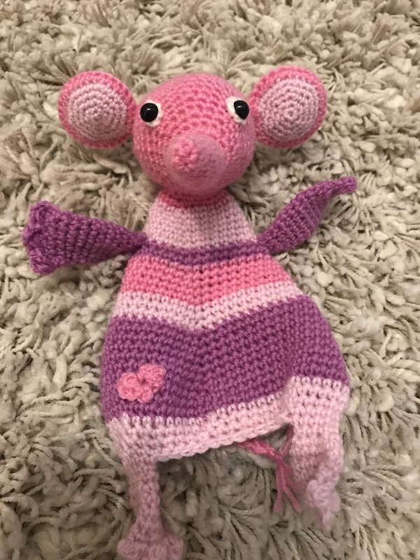 Schmusetuch Elefant Ottilia, Häkelanleitung, für Babys und Kleinkinder, schnell und einfach häkeln