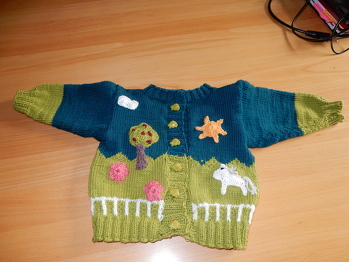 Sehr hübsch, hat den beschenkten Eltern grosse Freude gemacht! Danke