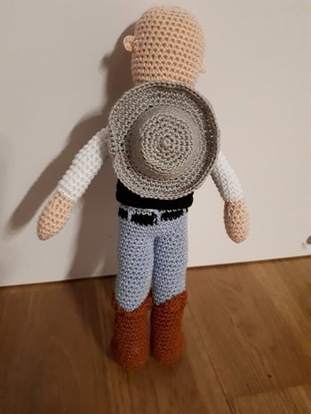 Häkelanleitung Cowboy Wayne by Puscheltiere