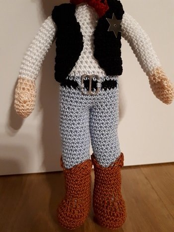 Häkelanleitung Cowboy Wayne by Puscheltiere