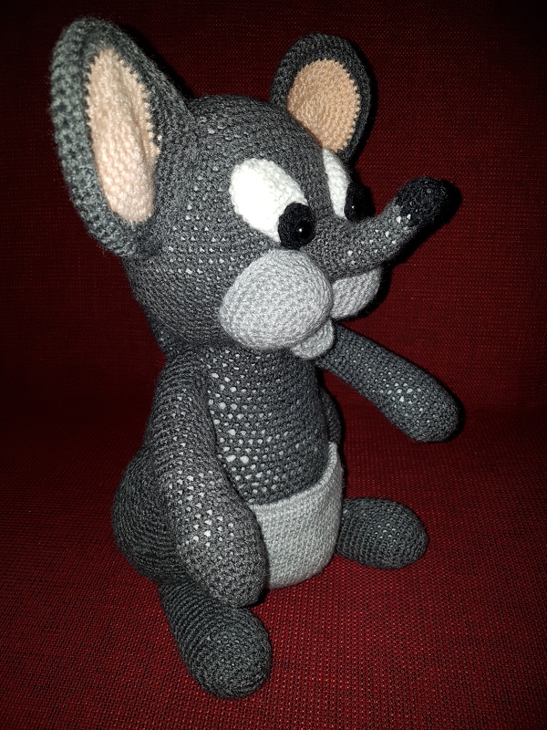 Häkelanleitung Lola, die Maus