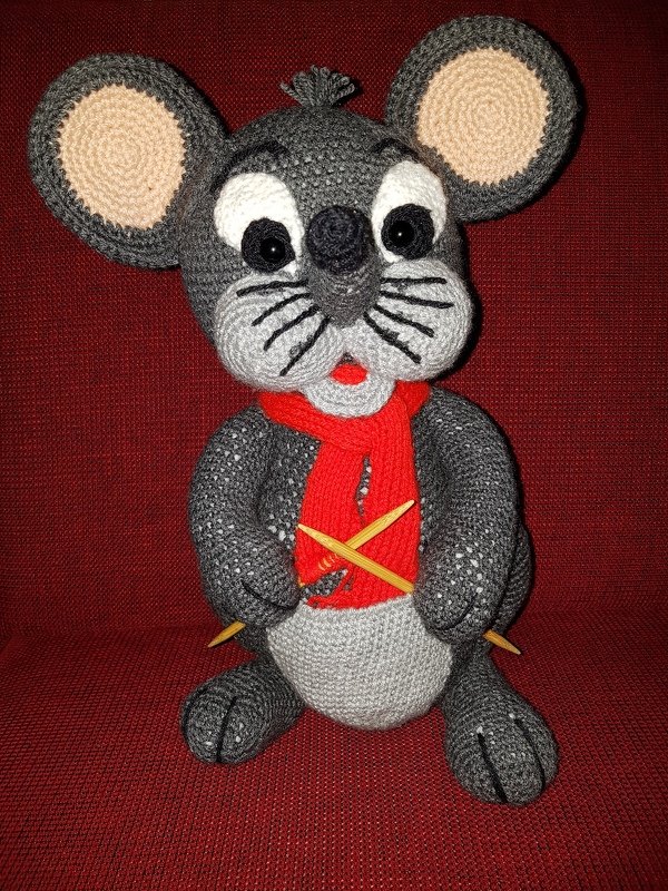 Häkelanleitung Lola, die Maus