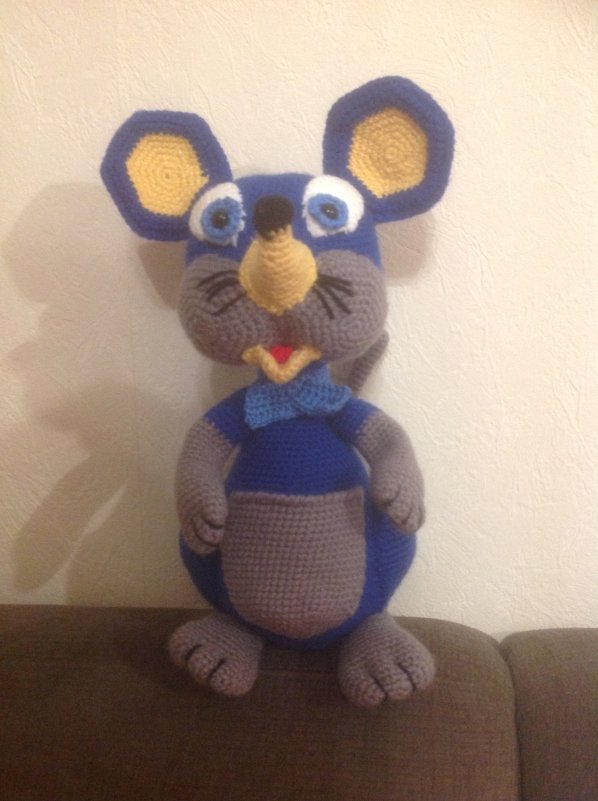 Häkelanleitung Lola, die Maus