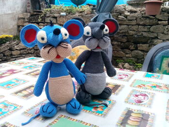 Super zum nacharbeiten ,hat echt viel
Spass gemacht diese beiden Süßen zu machen .