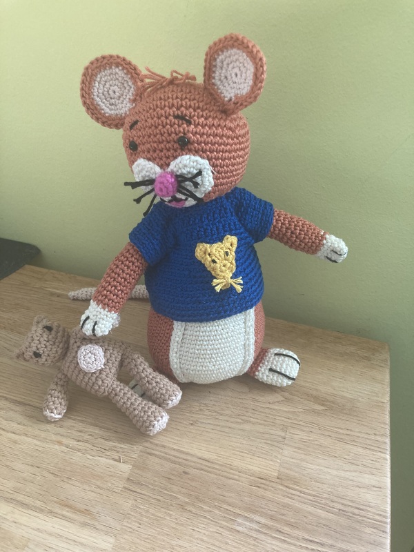 Häkelanleitung Lola, die Maus