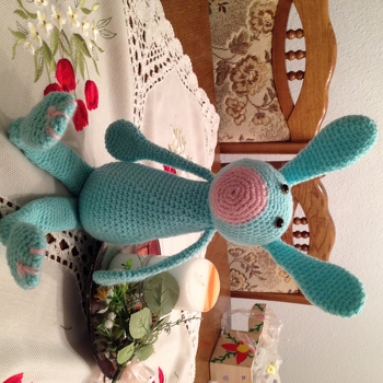 Das ist Hasi von Nicis Welt. Anleitung war super auszuführen und das Ergebnis entspricht genau dem Originalfoto.