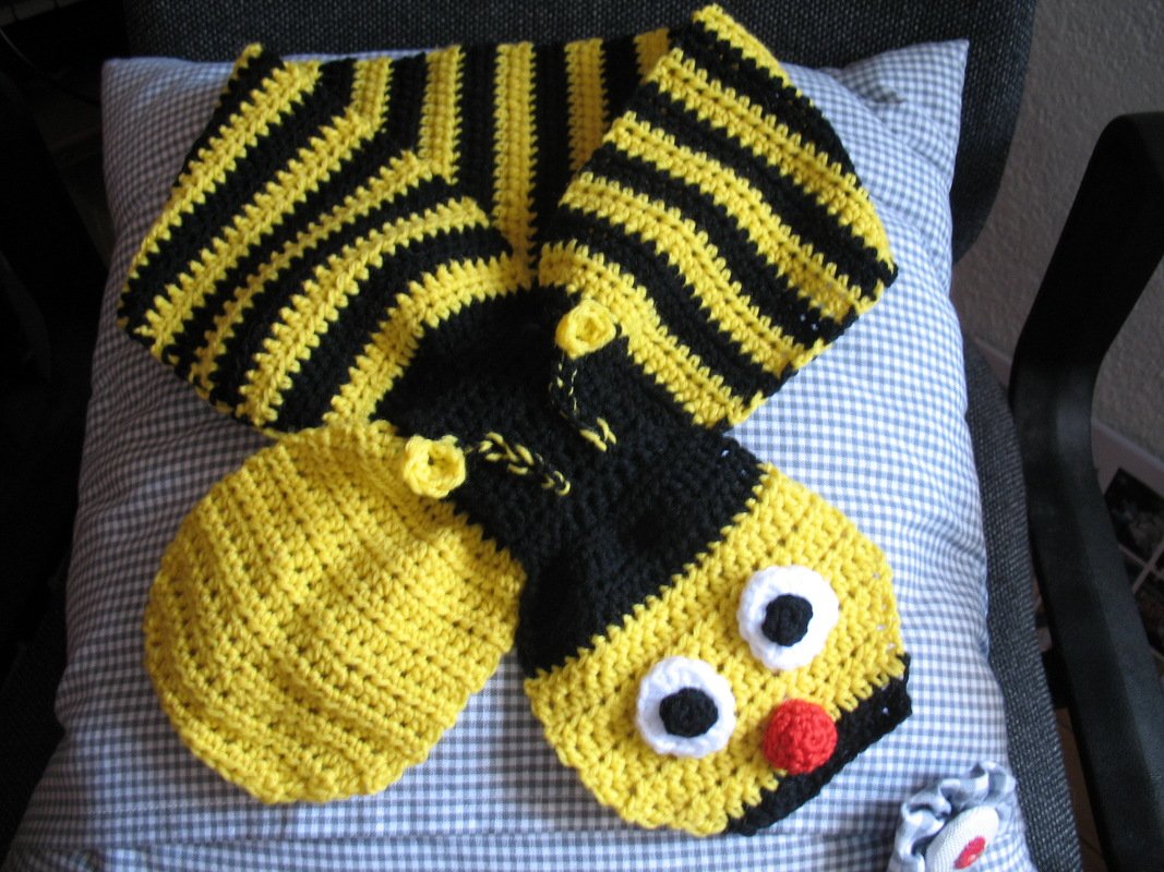 Kinderschals mit Tiermotiven Häkelanleitung