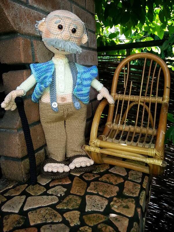 Häkelanleitung Opa Karlchen