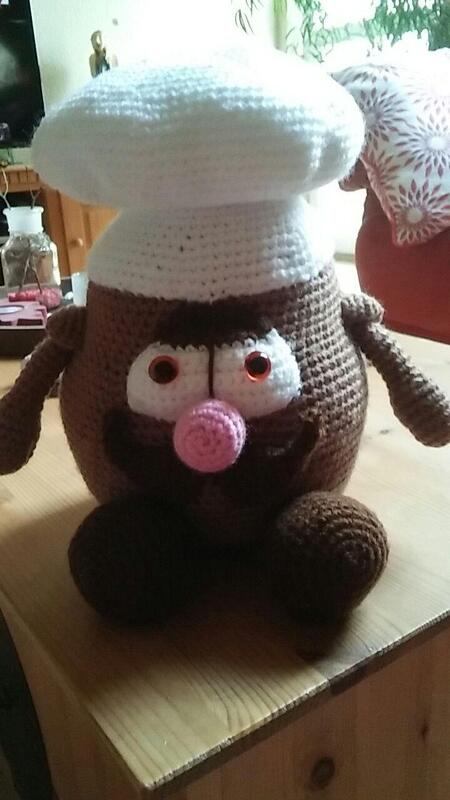 Häkelanleitung, Kartoffelkoch Knollo