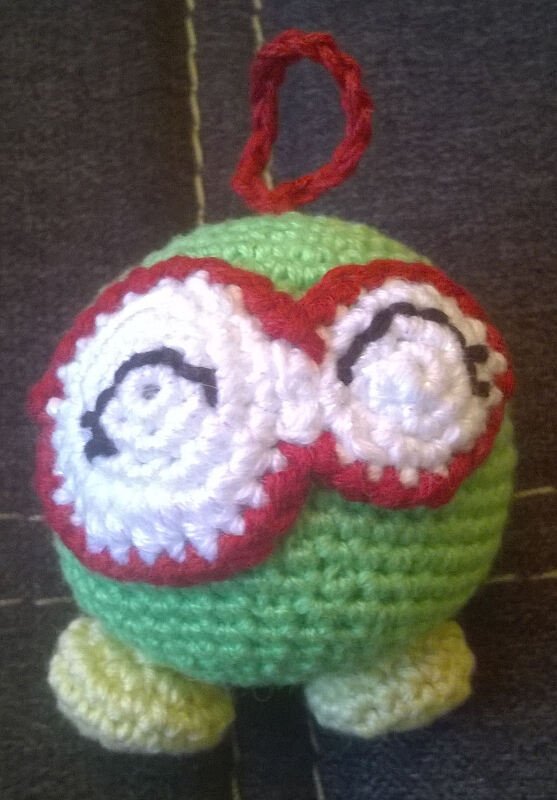 Häkelanleitung Knobblys - witzige Taschenbaumler oder knubbelige Schlüsselanhänger