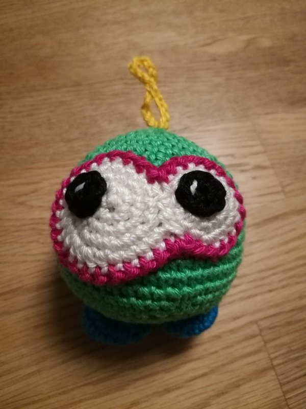 Häkelanleitung Knobblys - witzige Taschenbaumler oder knubbelige Schlüsselanhänger