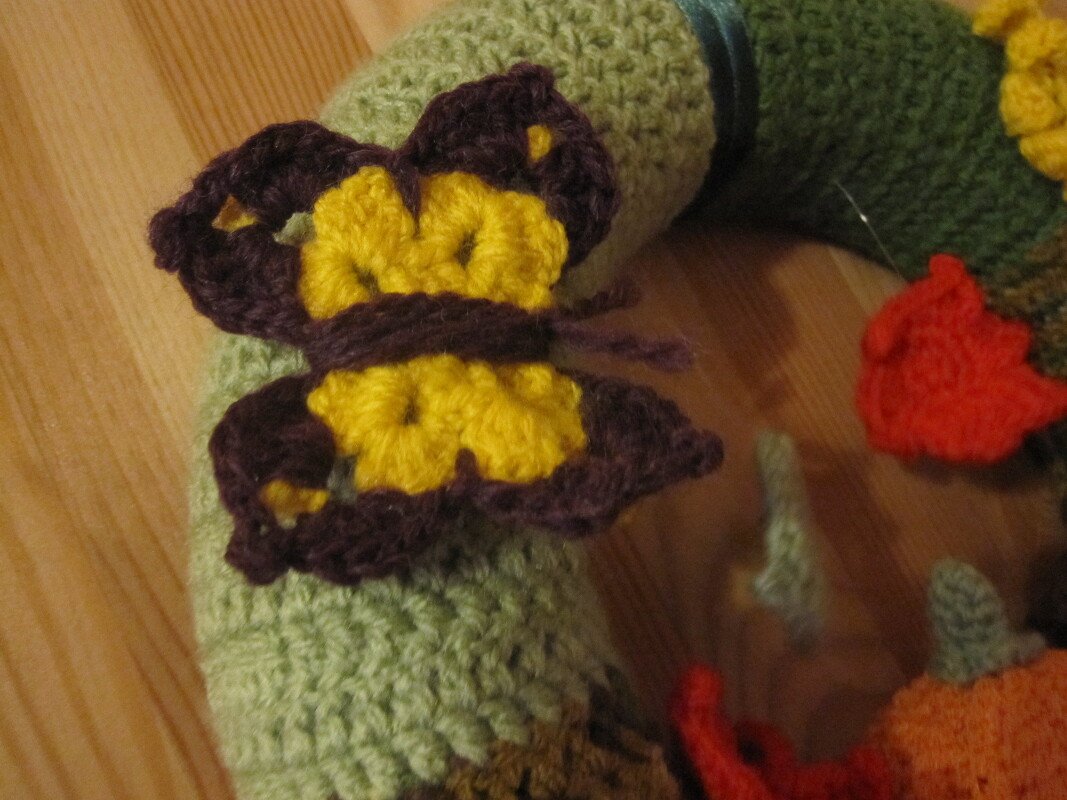 Schmetterling Aura, kostenlose Häkelanleitung