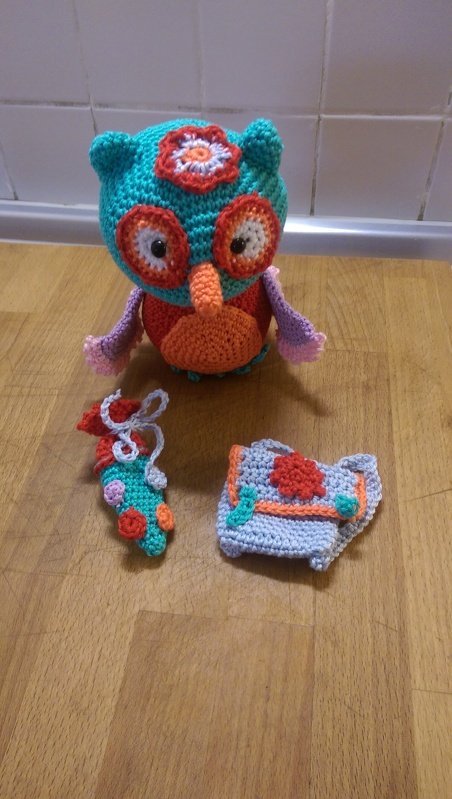 "Leonie, die Lerneule" Amigurumi Häkelanleitung