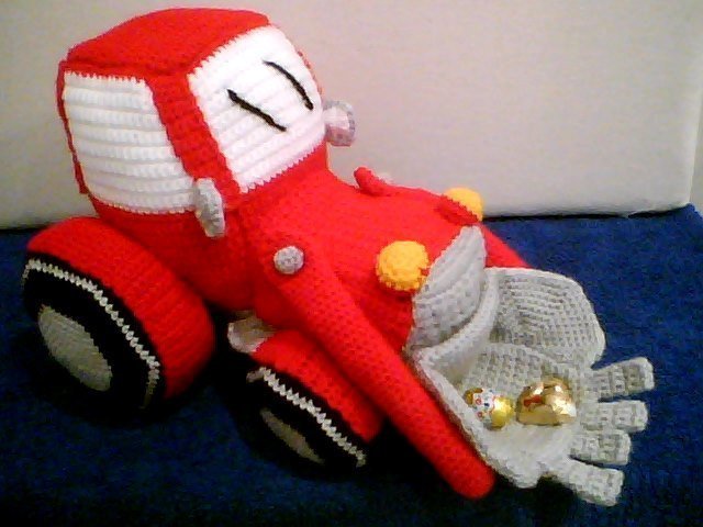 Traktor/ Bagger Häkelanleitung