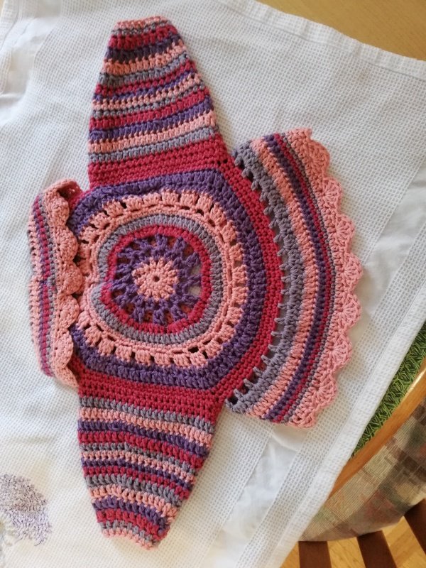 Babyjacke mit Sommerhut "Hippie"