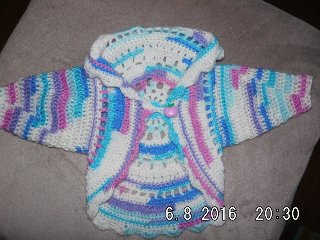 Babyjacke mit Sommerhut "Hippie"