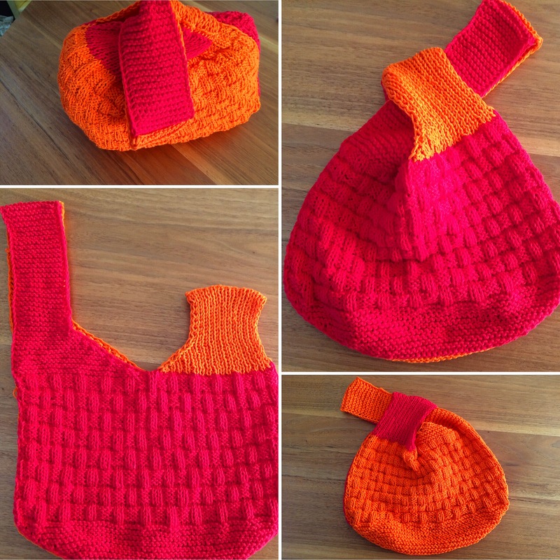 Knitting Pattern - Japanese Knot Purse - No.147E