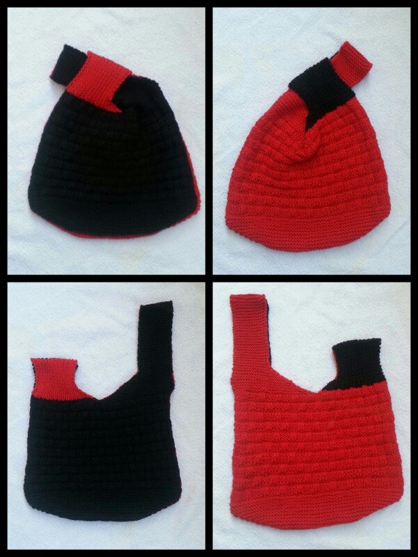 Knitting Pattern - Japanese Knot Purse - No.147E